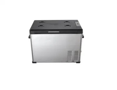 Tragbarer 15-Liter-Minikühlschrank mit Edelstahlgehäuse, 12 DC/24 DC